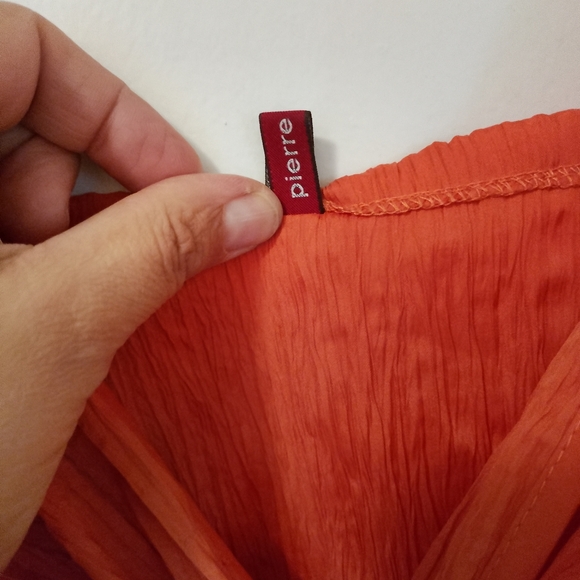 Pierre Cardin Orange Tank Top - Picture 3 of 6